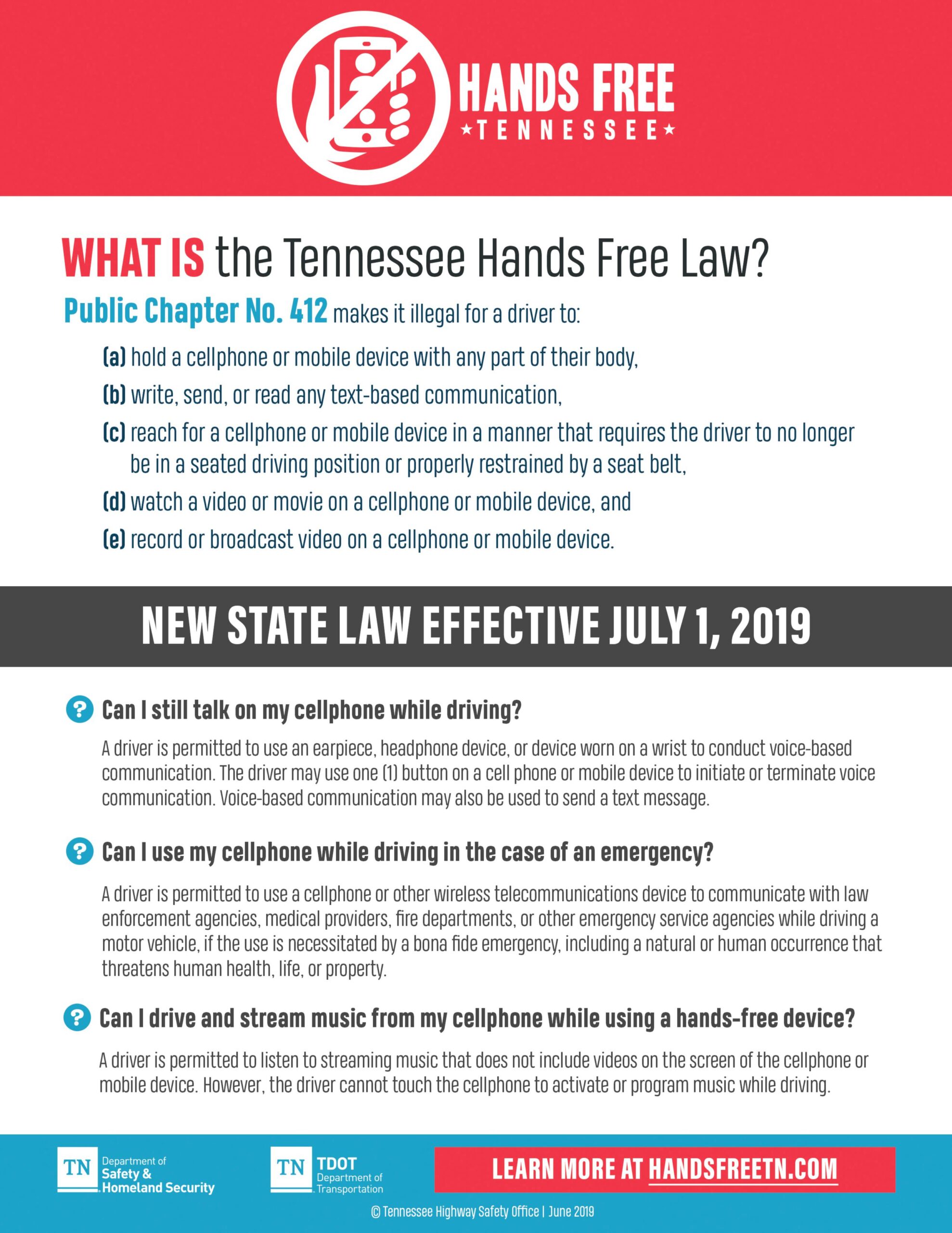 New Law Means TN Drivers Will Face Increased Restrictions on Cell Phone Usage
